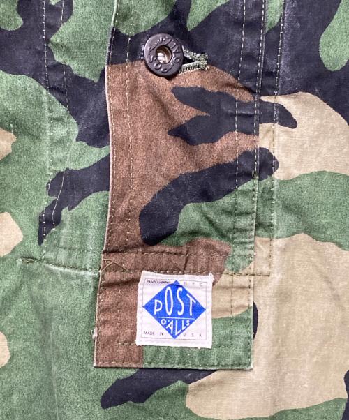 POST O'ALLS（ポストオーバーオールズ）POST O'ALLS (ポストオーバーオールズ) 90’sアノラックパーカー ブラウン×グリーン サイズ:Mの古着・服飾アイテム