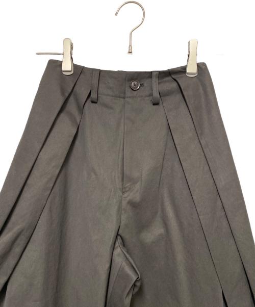 ASTRAET（アストラット）ASTRAET (アストラット) コットンギャバ2タックテーパードパンツ ダークグレー サイズ:00の古着・服飾アイテム