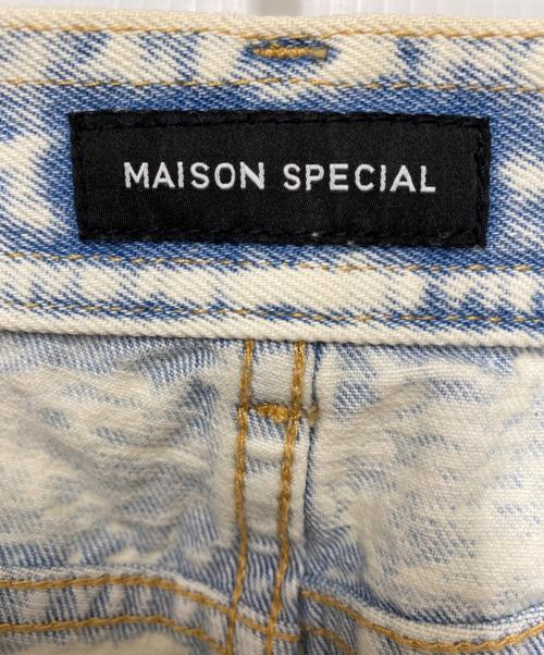 MAISON SPECIAL（メゾンスペシャル）MAISON SPECIAL (メゾンスペシャル) Side Long Zip Denim インディゴ サイズ:38の古着・服飾アイテム