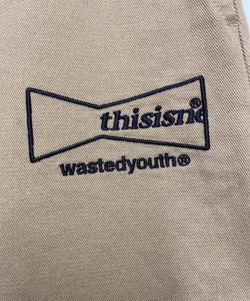 thisisneverthat（ディスイズネバーザット）thisisneverthat (ディスイズネバーザット) ワークパンツ カーキ サイズ:Sの古着・服飾アイテム