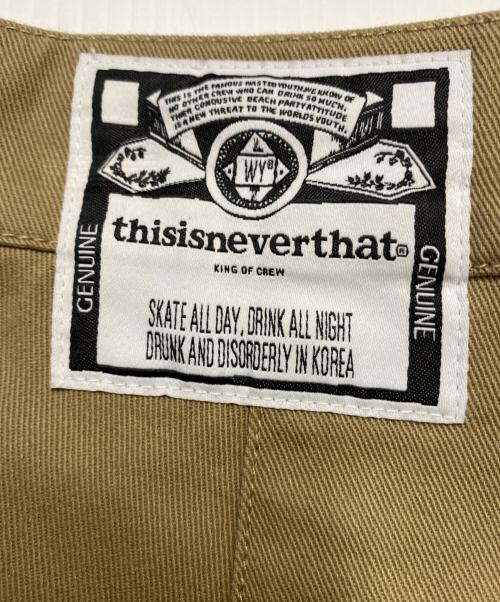 thisisneverthat（ディスイズネバーザット）thisisneverthat (ディスイズネバーザット) ワークパンツ カーキ サイズ:Sの古着・服飾アイテム