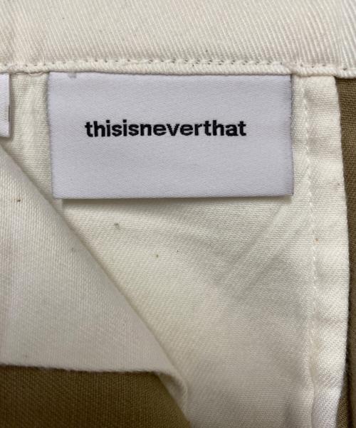 thisisneverthat（ディスイズネバーザット）thisisneverthat (ディスイズネバーザット) ワークパンツ カーキ サイズ:Sの古着・服飾アイテム
