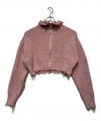 MAISON SPECIALメゾンスペシャル）の古着「MAISON SPECIAL　厚手ニット」｜ピンク