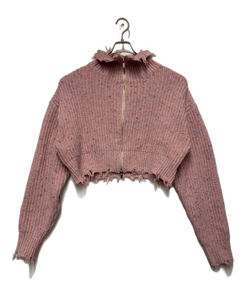 MAISON SPECIAL（メゾンスペシャル）MAISON SPECIAL (メゾンスペシャル) MAISON SPECIAL　厚手ニット ピンク サイズ:Freeの古着・服飾アイテム