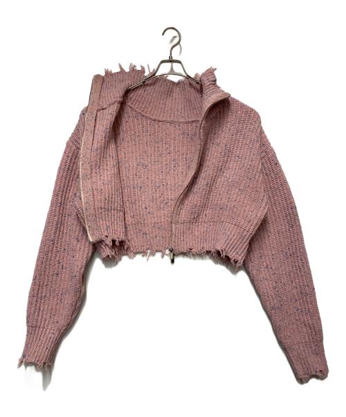 MAISON SPECIAL（メゾンスペシャル）MAISON SPECIAL (メゾンスペシャル) MAISON SPECIAL　厚手ニット ピンク サイズ:Freeの古着・服飾アイテム