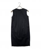 YOKO CHANヨーコチャン）の古着「YOKO CHAN　ノースリーブワンピース」｜ブラック