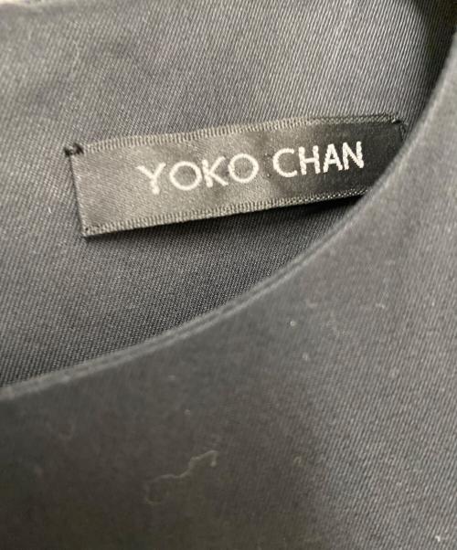 YOKO CHAN（ヨーコチャン）YOKO CHAN (ヨーコチャン) YOKO CHAN　ノースリーブワンピース ブラック サイズ:SIZE 36の古着・服飾アイテム