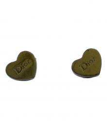 Dior（ディオール）の古着「ハートピアス」｜シルバー