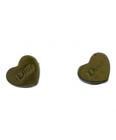 中古・古着通販】DIOR (ディオール) ハートピアス シルバー｜ブランド