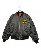 SQUARDRONスクワドロン）の古着「MA-1ジャケット」｜ブラック