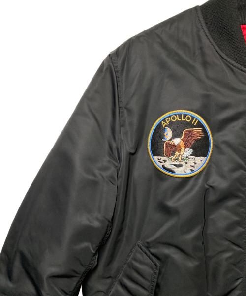ALPHA INDUSTRIES（アルファインダストリーズ）ALPHA INDUSTRIES (アルファインダストリーズ) フライトジャケット ブラック サイズ:XLの古着・服飾アイテム