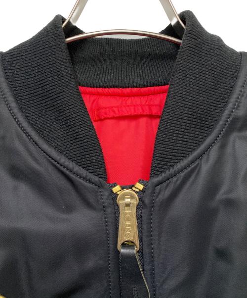 ALPHA INDUSTRIES（アルファインダストリーズ）ALPHA INDUSTRIES (アルファインダストリーズ) フライトジャケット ブラック サイズ:XLの古着・服飾アイテム