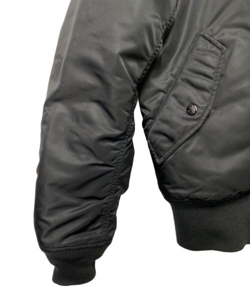 ALPHA INDUSTRIES（アルファインダストリーズ）ALPHA INDUSTRIES (アルファインダストリーズ) フライトジャケット ブラック サイズ:XLの古着・服飾アイテム