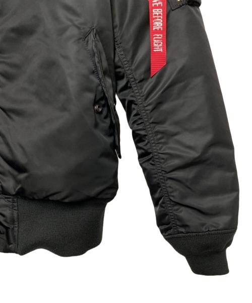 ALPHA INDUSTRIES（アルファインダストリーズ）ALPHA INDUSTRIES (アルファインダストリーズ) フライトジャケット ブラック サイズ:XLの古着・服飾アイテム