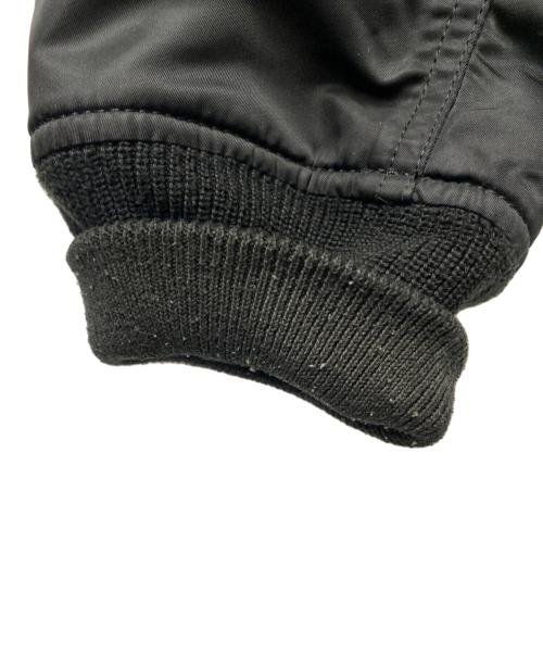 ALPHA INDUSTRIES（アルファインダストリーズ）ALPHA INDUSTRIES (アルファインダストリーズ) フライトジャケット ブラック サイズ:XLの古着・服飾アイテム