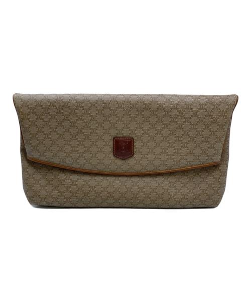 CELINE（セリーヌ）CELINE (セリーヌ) クラッチバッグ ブラウンの古着・服飾アイテム