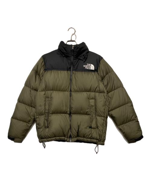 THE NORTH FACE（ザ ノース フェイス）THE NORTH FACE (ザ ノース フェイス) THE NORTH FACE　ダウンジャケット カーキ×ブラック サイズ:Mの古着・服飾アイテム