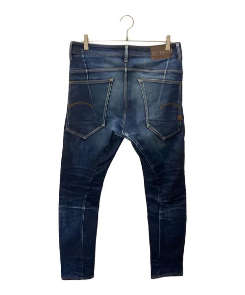 G-STAR RAW（ジースターロゥ）G-STAR RAW (ジースターロゥ) ダメージデニムパンツ インディゴ サイズ:W32の古着・服飾アイテム