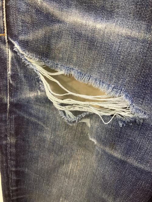 G-STAR RAW（ジースターロゥ）G-STAR RAW (ジースターロゥ) ダメージデニムパンツ インディゴ サイズ:W32の古着・服飾アイテム