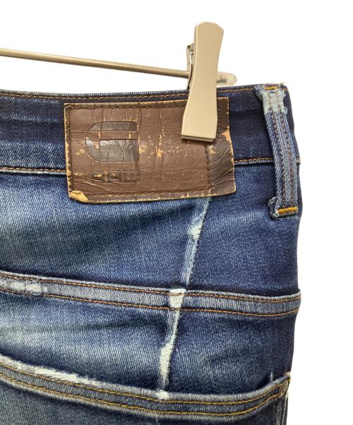 G-STAR RAW（ジースターロゥ）G-STAR RAW (ジースターロゥ) ダメージデニムパンツ インディゴ サイズ:W32の古着・服飾アイテム