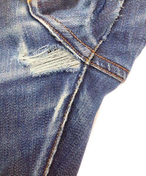 G-STAR RAW（ジースターロゥ）G-STAR RAW (ジースターロゥ) ダメージデニムパンツ インディゴ サイズ:W32の古着・服飾アイテム