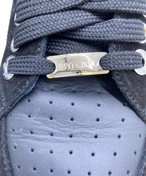 JIMMY CHOO（ジミーチュウ）JIMMY CHOO (ジミーチュウ) ミドルカットスニーカー ブラック サイズ:41の古着・服飾アイテム