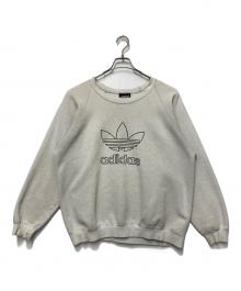adidas（アディダス）の古着「adidas クルーネックスウェット」｜グレー