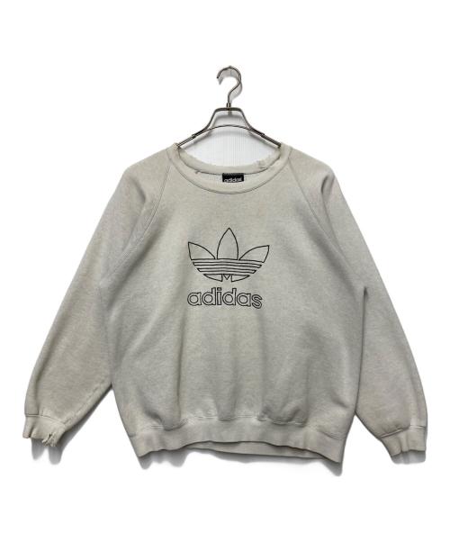 adidas（アディダス）adidas (アディダス) adidas クルーネックスウェット グレー サイズ:Mの古着・服飾アイテム
