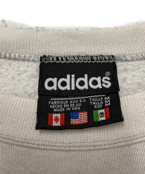adidas（アディダス）adidas (アディダス) adidas クルーネックスウェット グレー サイズ:Mの古着・服飾アイテム