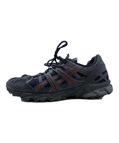 asics（アシックス）asics (アシックス) ローカットスニーカー ブラック サイズ:27.0の古着・服飾アイテム