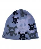 stussyステューシー）の古着「SKULL BONE BEANE」｜グレー