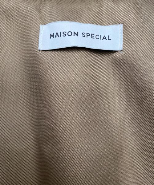 MAISON SPECIAL（メゾンスペシャル）MAISON SPECIAL (メゾンスペシャル) MAISON SPECIAL　切替ダブルテーラードジャケット 黄緑 サイズ:Freeの古着・服飾アイテム