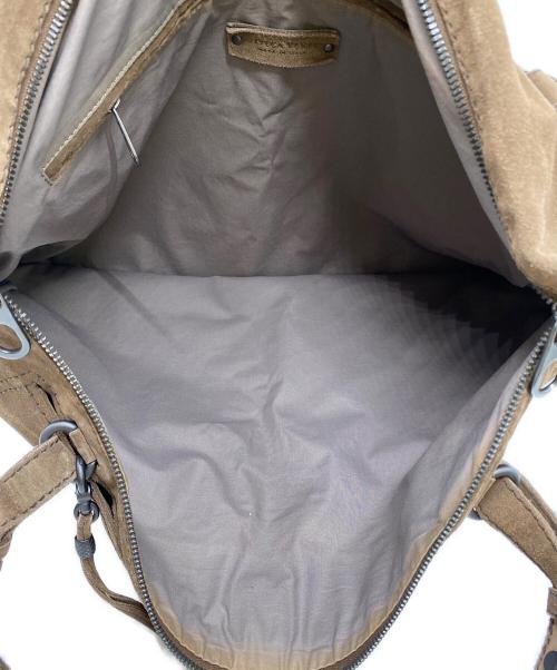 BOTTEGA VENETA（ボッテガベネタ）BOTTEGA VENETA (ボッテガベネタ) BOTTEGA VENETA　スエードキートートバッグ ブラウンの古着・服飾アイテム