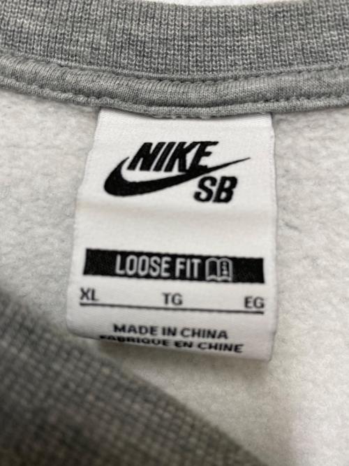 NIKE（ナイキ）NIKE (ナイキ) クルーネックスウェット グレー サイズ:XLの古着・服飾アイテム