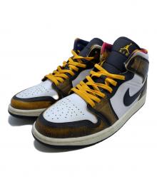 NIKE（ナイキ）の古着「Nike Air Jordan 1 Mid "Wear Away」｜ブラウン×ホワイト×イエロー