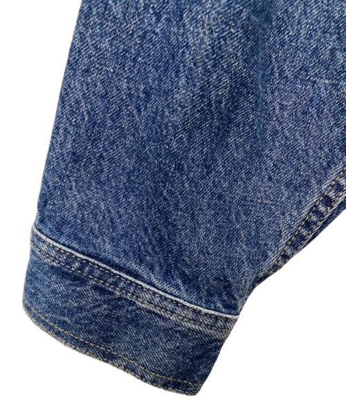 Calvin Klein（カルバンクライン）Calvin Klein (カルバンクライン) Calvin Klein　ボクシークロップドデニムジャケット インディゴ サイズ:S 未使用品の古着・服飾アイテム