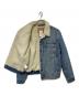 中古・古着 LEVI'S (リーバイス) ボアデニムジャケット インディゴ サイズ:L 未使用品：6000円