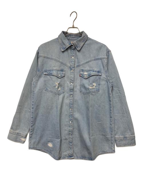 LEVI'S（リーバイス）LEVI'S (リーバイス) 長袖シャツ スカイブルー サイズ:M 未使用品の古着・服飾アイテム