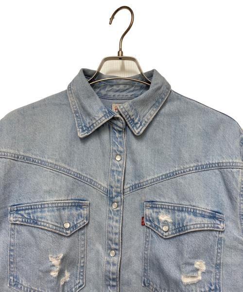 LEVI'S（リーバイス）LEVI'S (リーバイス) 長袖シャツ スカイブルー サイズ:M 未使用品の古着・服飾アイテム