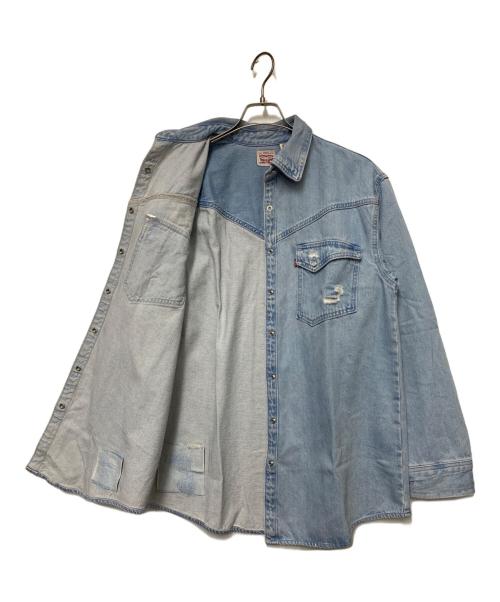 LEVI'S（リーバイス）LEVI'S (リーバイス) 長袖シャツ スカイブルー サイズ:M 未使用品の古着・服飾アイテム