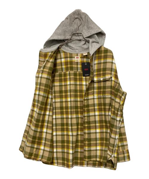 LEVI'S（リーバイス）LEVI'S (リーバイス) 長袖シャツ マスタード×グレー サイズ:L 未使用品の古着・服飾アイテム