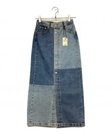 LEVI'S（リーバイス）の古着「LEVI'S　ボタン付きミディスカート」｜インディゴ