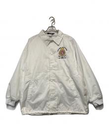 ASW JACKTS（アメリカンスピリットウェア ジャケット）の古着「ASW JACKETS　コーチジャケット」｜ホワイト
