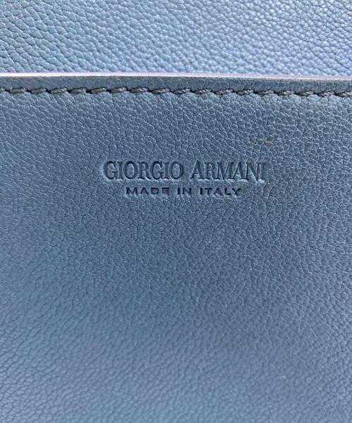 GIORGIO ARMANI（ジョルジョアルマーニ）GIORGIO ARMANI (ジョルジョアルマーニ) ショルダーバッグ スカイブルーの古着・服飾アイテム