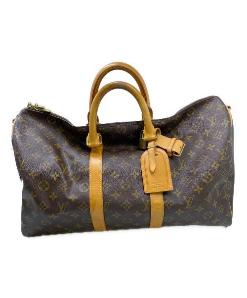 LOUIS VUITTON（ルイ ヴィトン）LOUIS VUITTON (ルイ ヴィトン) キーポル・バンドリエール45 ブラウンの古着・服飾アイテム