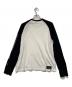 MONCLER (モンクレール) FRAGMENT DESIGN (フラグメントデザイン) ラグランカットソー ブラック×ホワイト サイズ:L：13000円