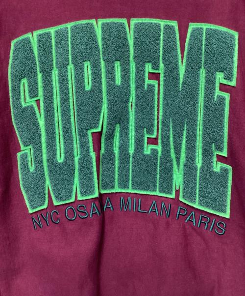 SUPREME（シュプリーム）Supreme (シュプリーム) 21AW Cities Arc Crewneck レッド サイズ:Lの古着・服飾アイテム
