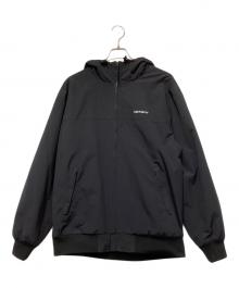 CarHartt（カーハート）の古着「CarHartt　フーデッドシェルジャケット」｜ブラック