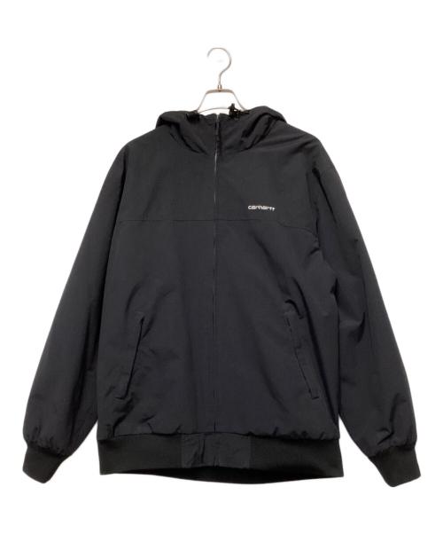 CarHartt（カーハート）CarHartt (カーハート) CarHartt　フーデッドシェルジャケット ブラック サイズ:XLの古着・服飾アイテム