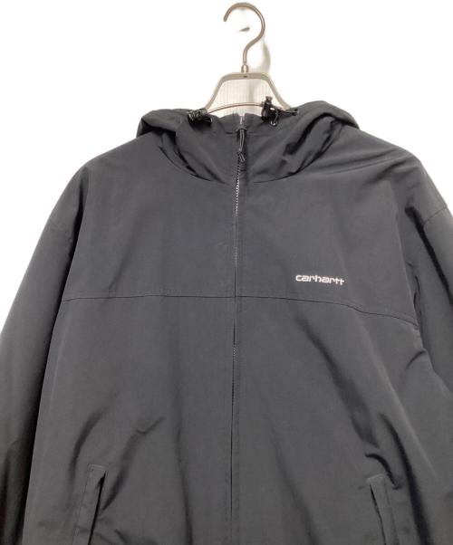 CarHartt（カーハート）CarHartt (カーハート) CarHartt　フーデッドシェルジャケット ブラック サイズ:XLの古着・服飾アイテム